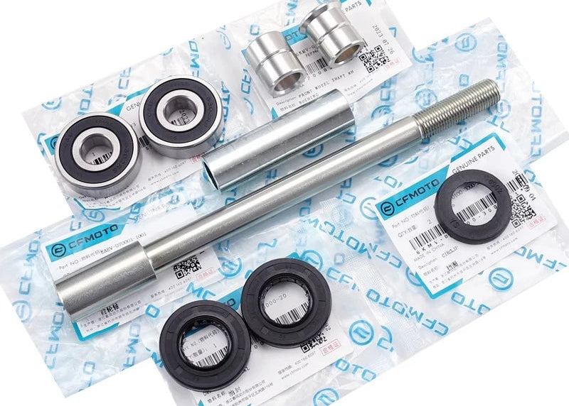 Kit Rodamientos Retenes Y Eje Delantero Moto - Completo O Individual Para CFMOTO 250SR 2023 en adelante.